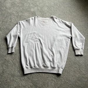 Oversized crew neck